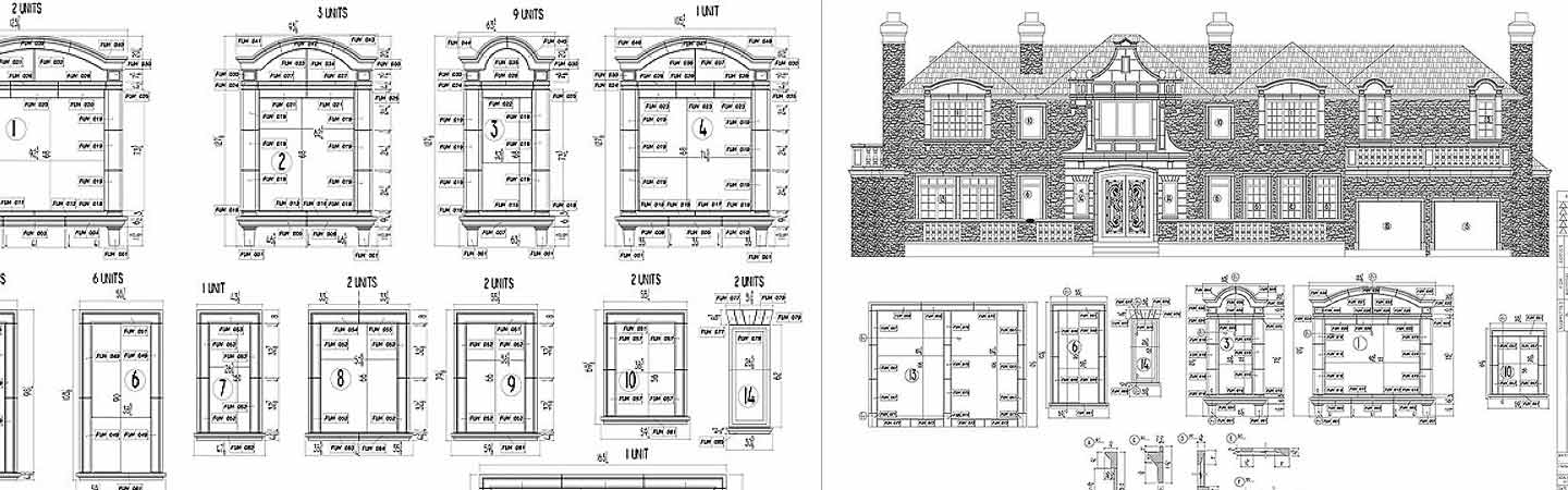 Cast Stone Shop Drawings For New Construction Project