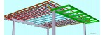 Structural steel shop drawings for hotel carport.