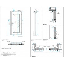 Interior wall framing shop drawings