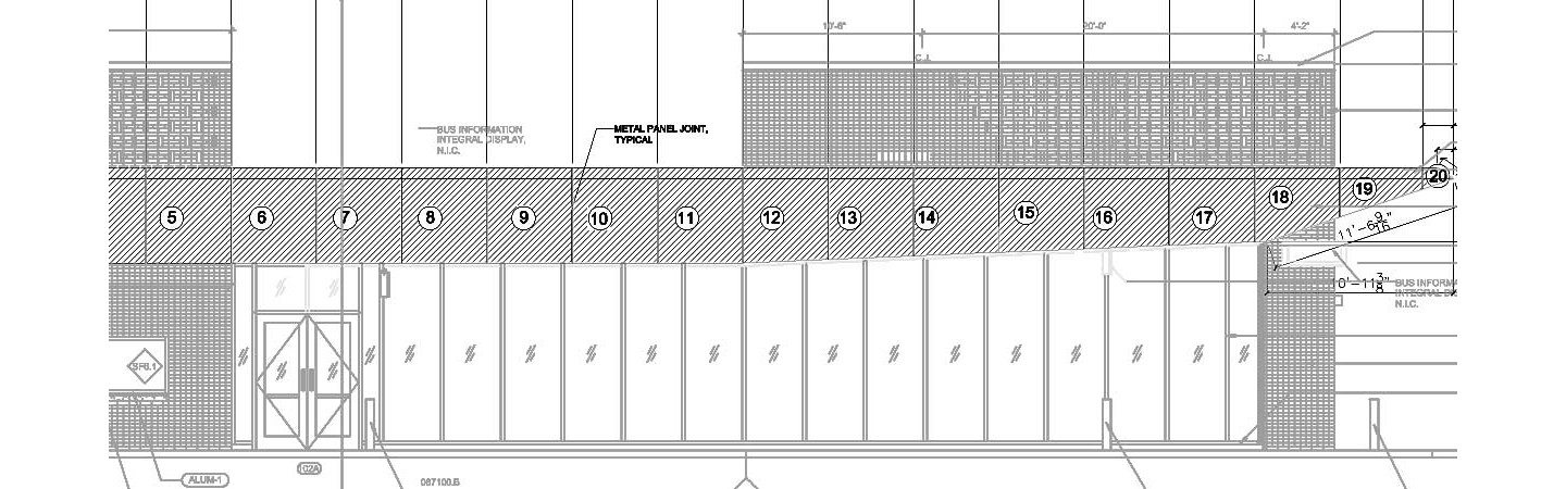 ALUCOBOND® MCM cladding shop drawings