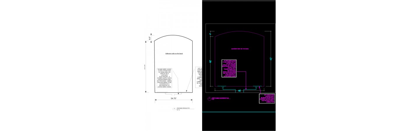 I need PDF arch drawings converted to CAD to scale 