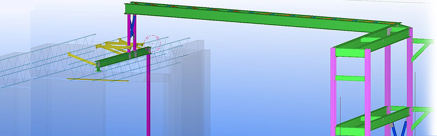 Shop drawings for pipe bridge and framing