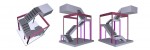 Shop drawings for a steel pan stair and a small structural steel project