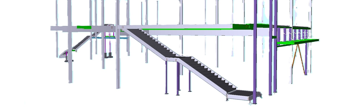 I need shop drawings for interior metal stairs