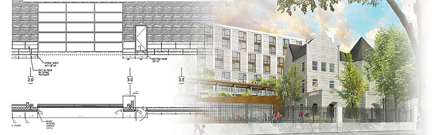 Bluestone Panels Shop Drawings For New Construction Project