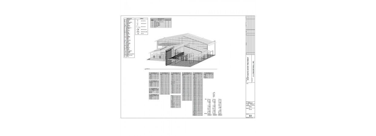 Metal stud shop drawings for walls