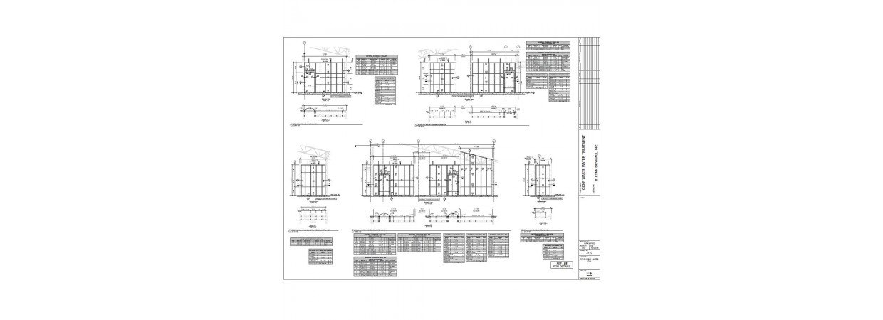 Metal stud shop drawings for walls