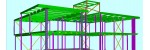 Structural Steel and Decking Shop Drawings with 3D Model and Data for Fabrication.