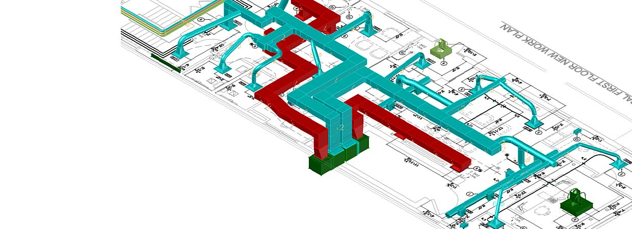 Ductwork Modifications And Equipment Installation Shop Drawings