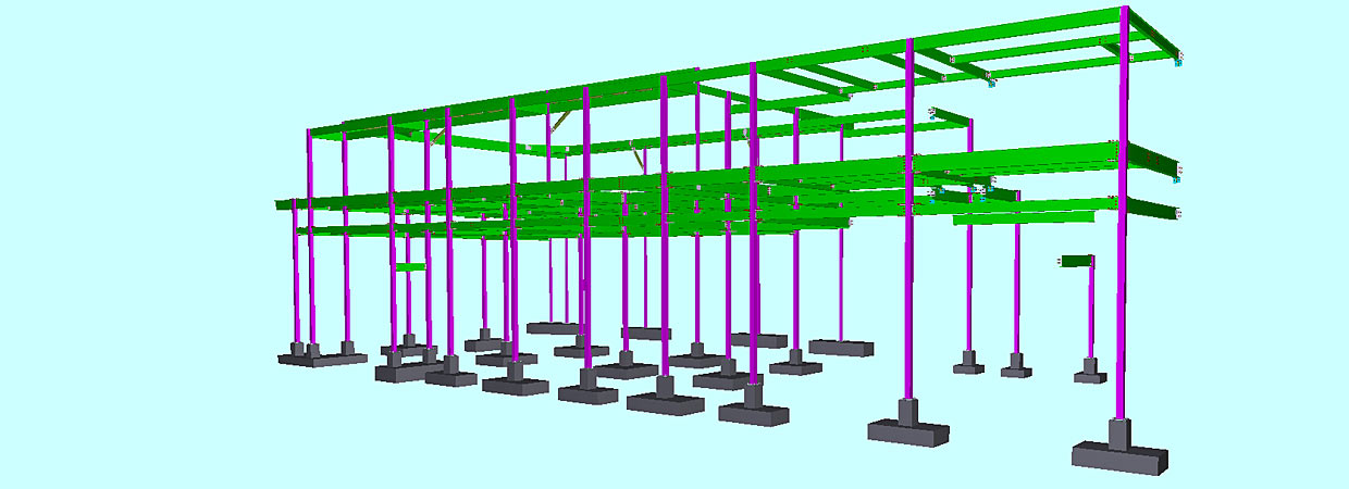 What are the complete set of steel structure design and construction  drawings?